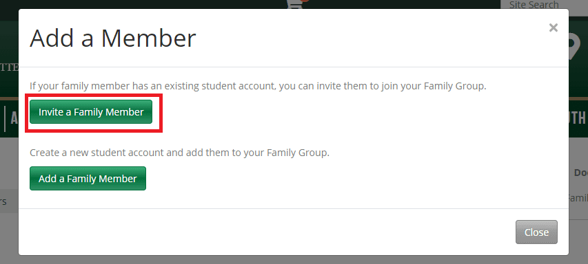 screenshot with camp registration instructions